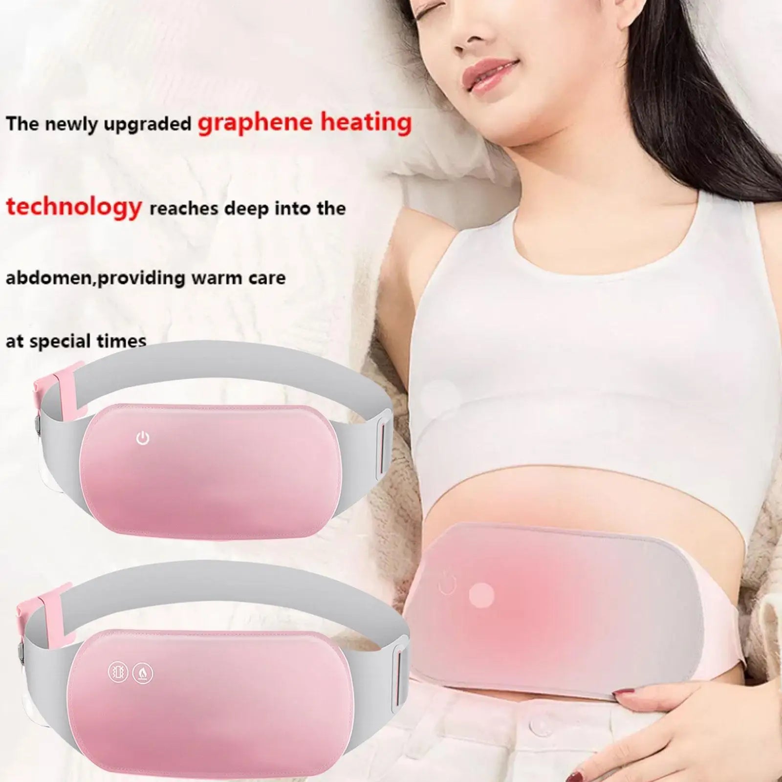 Almofada térmica para alívio menstrual
